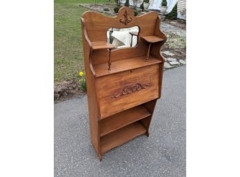 Beautiful Vintage Mirrored Secretary Desk