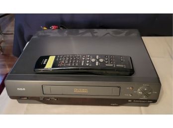 RCA VCR With Remote.                                -              -             -      Loc: Family Room