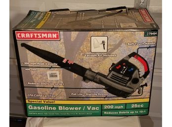 Craftsman Leaf Blower / VAC .        New In Box?          -                -        Loc: Garage