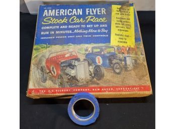 A.C. Gilbert American Flyer Stock Car Set Model # 19060.                  Loc: Living Room