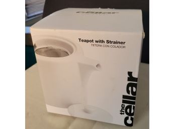 The Cellar Tea Pot. Brand New NIB.    -   Teapot            -                  -           Loc: Kit Cabinet