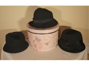 Women's Hat Selection.  2 Are Brand New With Tags.  Nine West.              Loc:  Family Room