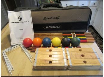 Sportcraft Croquet Set With Storage Bag