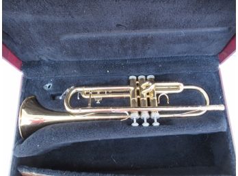 Vintage Frank Holton Trumpet With Case