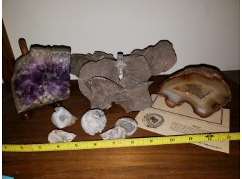 Nice Collection Of Minerals Gems And Geodes