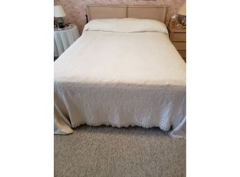 Modern Blonde Queen Bed