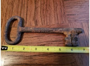 Antique Iron Key 7 Inches