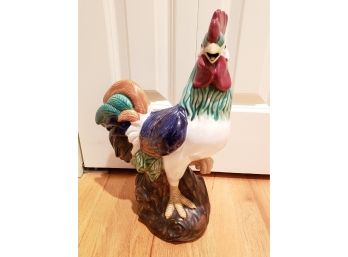 17 Inch Tall Ceramic Rooster
