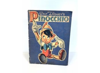Vintage 1939 Pinocchio Soft Cover Book