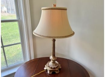 Ethan Allen Gold Painted Ornate Table Lamp