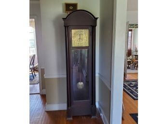 Lovely Antique Mahogany Grandfather Clock Circa 1922