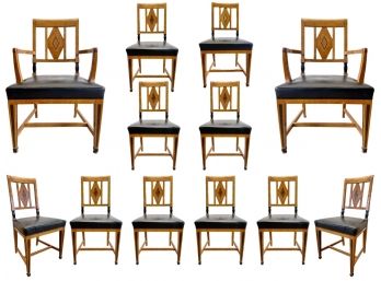 Neoclassical Biedermeier Armchairs - Set Of 12