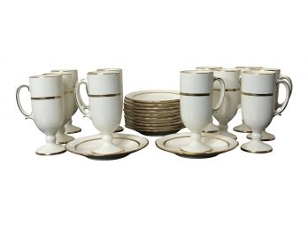 1960s Jonroth England Co. Royal Winton Irish Coffee Set Service For 12 - 24 Pieces