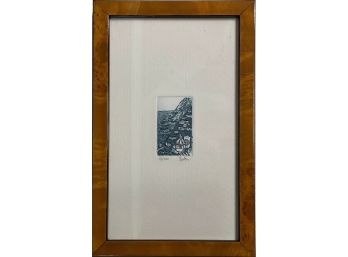 Gold Framed Print Numbered & Signed