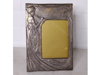 Neoclassical Inspired Metallic Finish Table Top Photo Frame