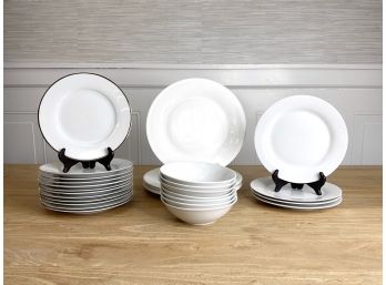 Assorted Everyday Simple White Chinaware