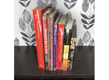 Assorted Cookbooks For Grilling And BBQ