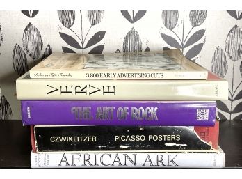 Great Assortment Of Hardcover Historical Reference Books On Art, Music And Advertising