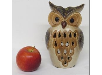 Wise Old Owl Ceramic Tea Light / Fragrance Accent Light