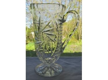 Large Crystal Serving Pitcher