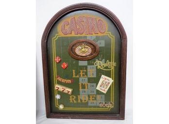 Poker Night / Man Cave - Casino Sign 3d Roulette Wheel