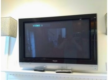42' Panasonic Plasma Wall Mounted TV *Mount Included* With Remote