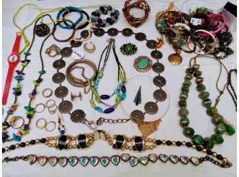 Large Grouping Of Costume Jewelry