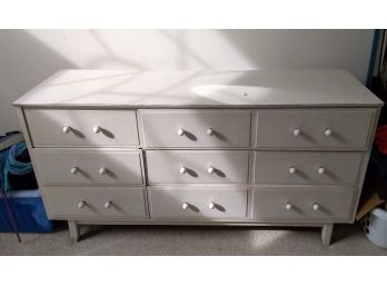 Mid Century Modern White Dresser