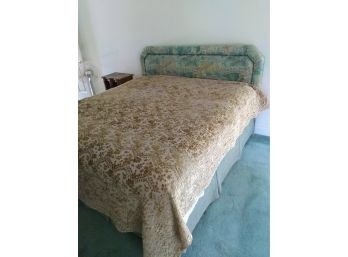 King Size Bed Simmons Mattress & Two Sets Of Drapes