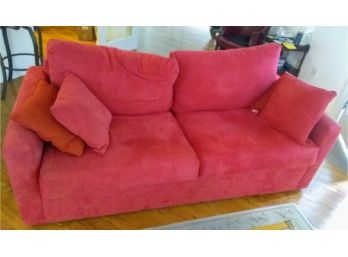 Red Sofa Sleeper Couch