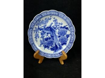 Blue And White Plate