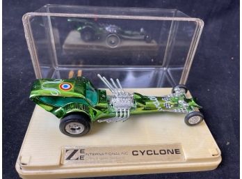 Zee International Cyclone Car Model In Display Case