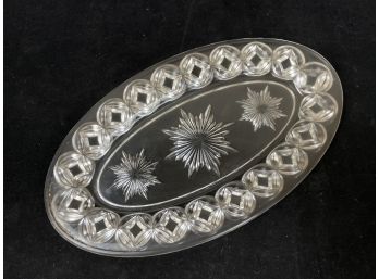 Oval Glass Tray