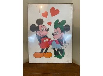 Walt Disney Production Minnie And Mickey Poster