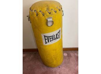 Everlast Yellow Punching Bag