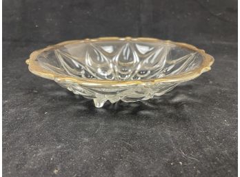 Footed Glass Dish