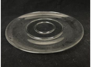 Clear Glass Platter