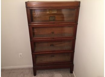 Globe Wernicke & Co. Four Unit Barristers Book Case (Click On Photo For Full Description And More Photos)