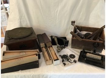 Victor Talking Machine And Phonograph  - Parts And Recordo Rolls