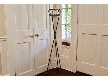 Heavy Weight Wrought Iron Tripod Plant Stand/Vase/Candleholder