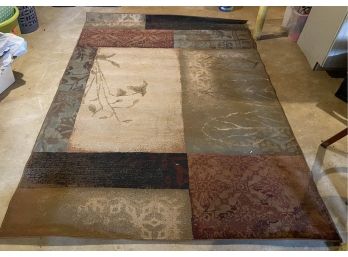 Machine Made Earth Tone Rug