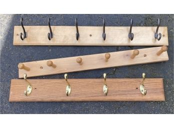 Three Coat Racks