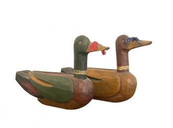 Vintage Korean Wedding Decoy Ducks