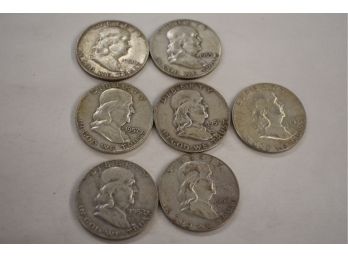 Franklin Silver Half Dollars