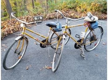 His And Hers Vintage Mossberg Tourist 10 Bikes