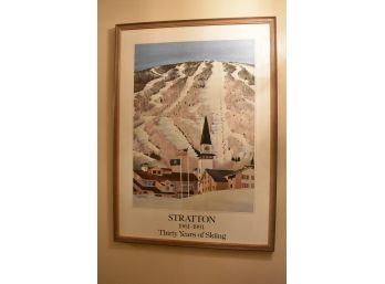 Framed Stratton Ski Resort Picture