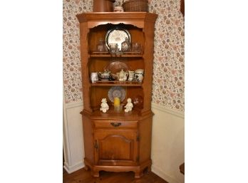 Solid Wood Corner Cabinet