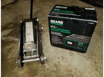 Sears 2 Ton Jack And 10/2 Amp Battery Charger