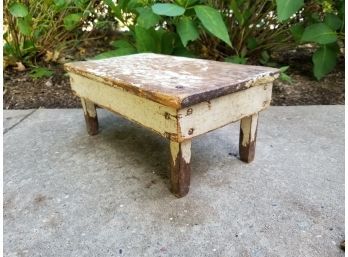 Rustic Farmhouse Stool / Plant Stand