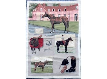 NEW Imported Fox Hunting Tapestry